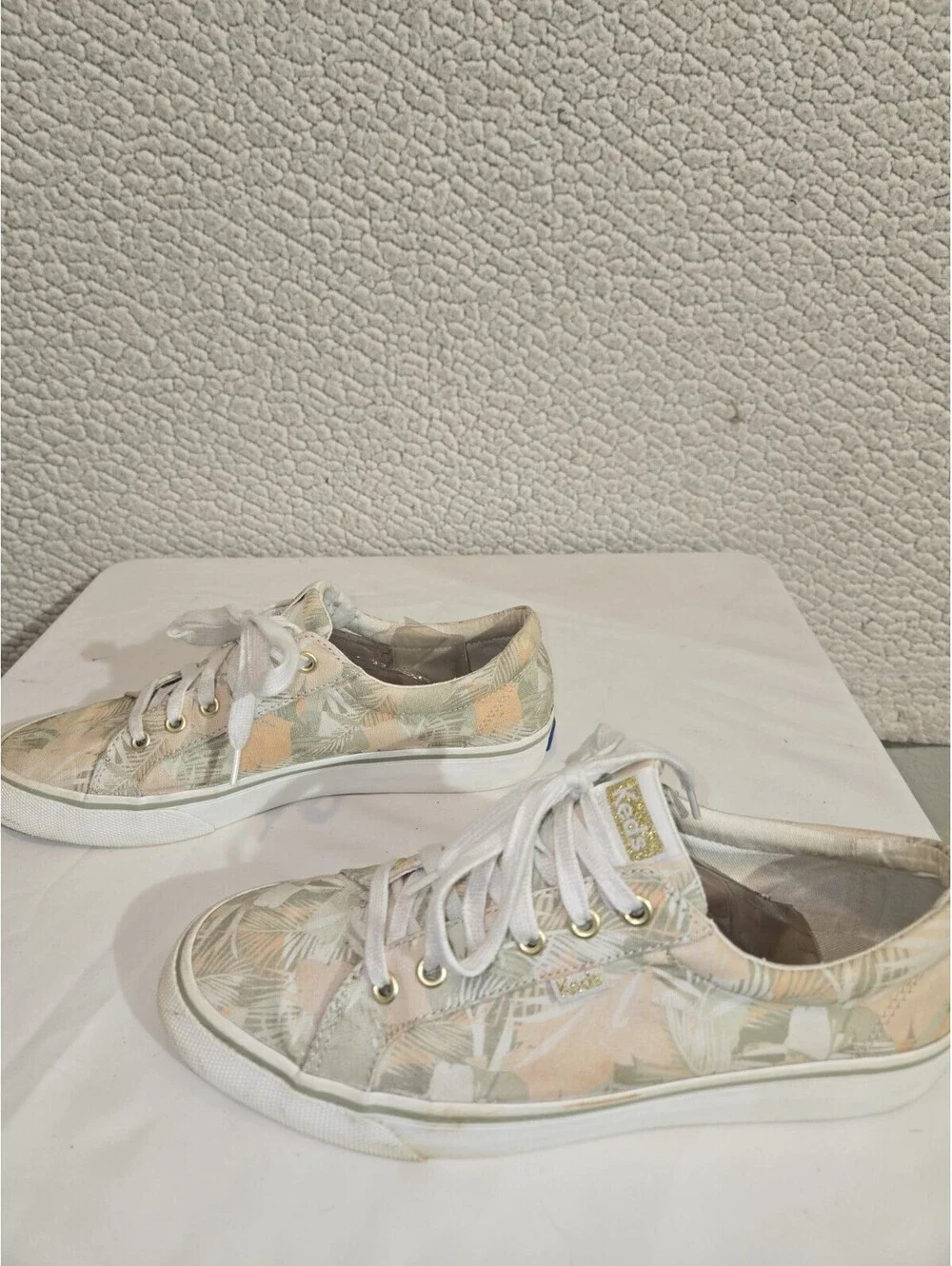 Keds Women's Sz 9.5 WF65973 Tropical Palm Print Coastal Cruise Vacation